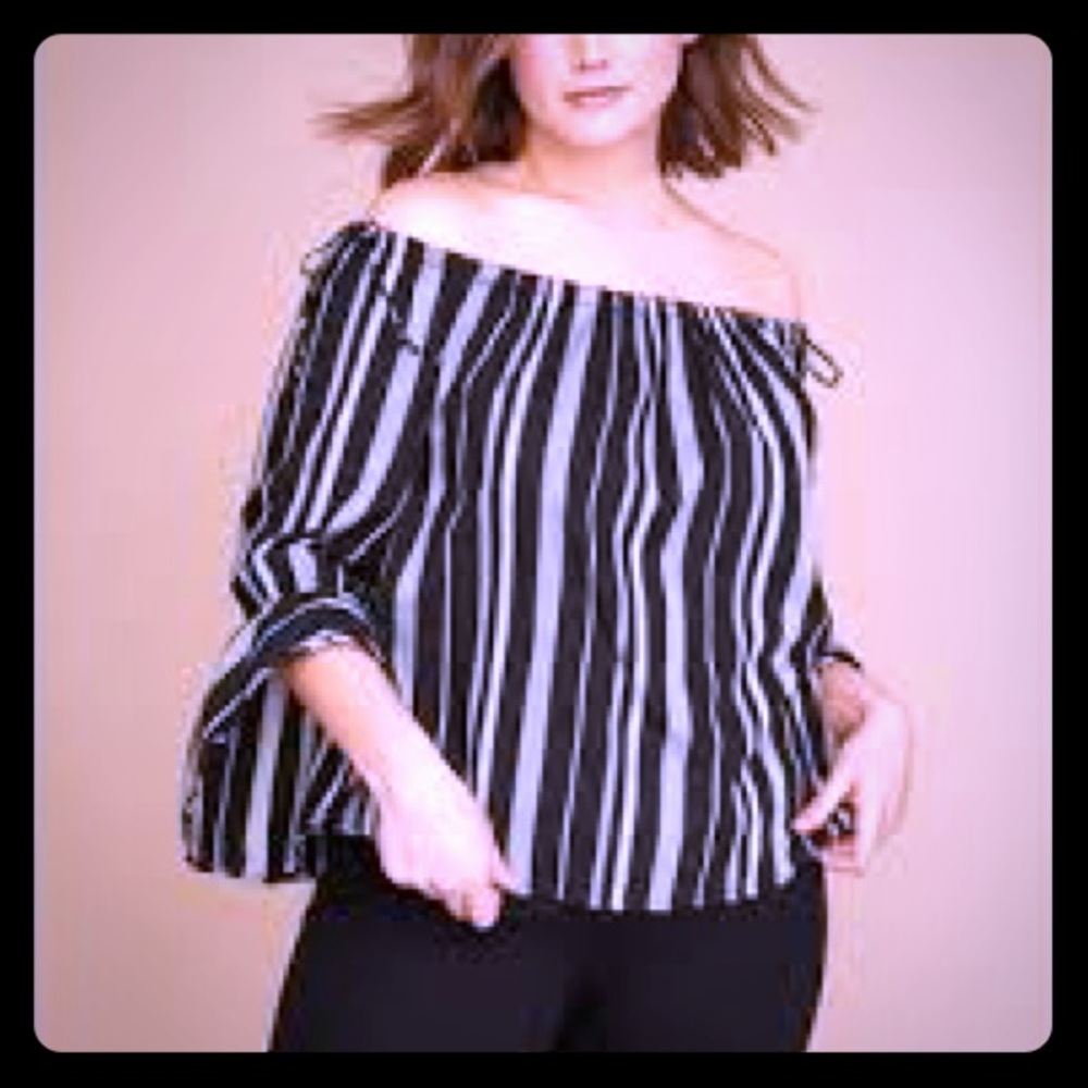 Lane Bryant Off Shoulder Blouse